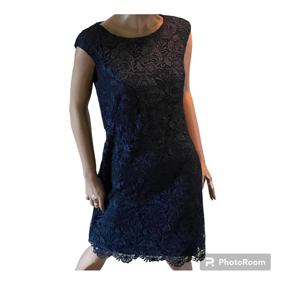 Lauren Ralph Lauren blue lace dress